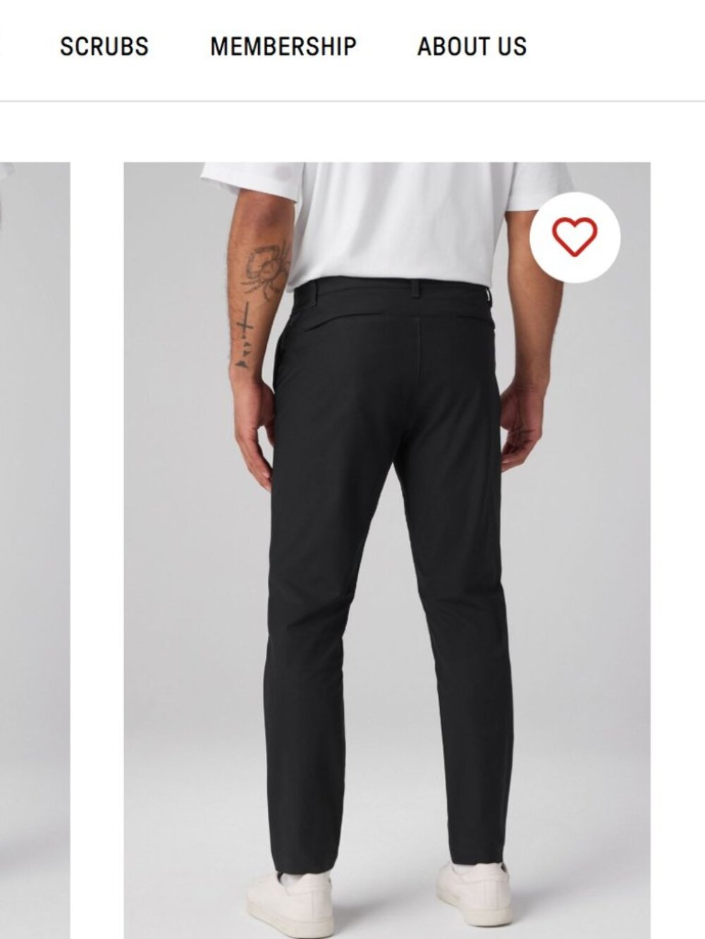 Mens Fabletics The Don Trouser (Classic Fit) 32" x 32" Black EUC!